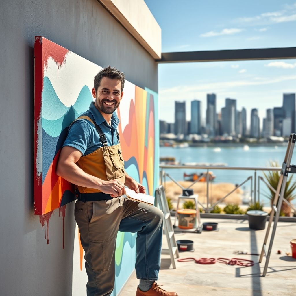Clean, modern painting services: Perth's unique challenges met by local professionals.