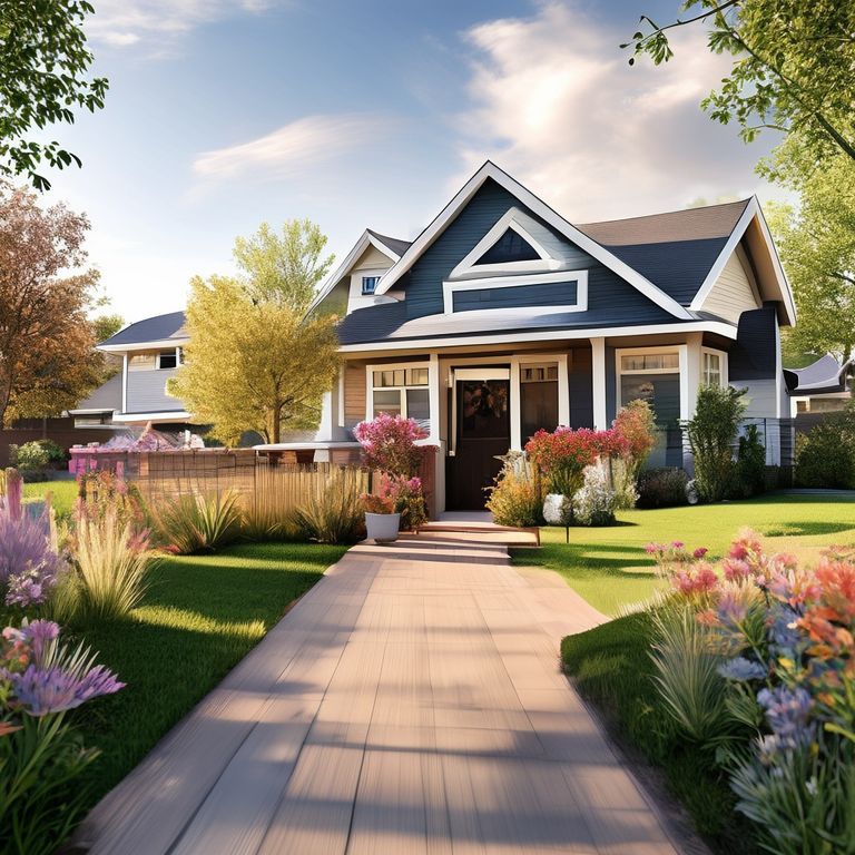 Modern house undergoing weekend paint makeover, showcasing clean, professional lines and high-quality finishes, suitable for home improvement featured image, 16:9 aspect ratio.