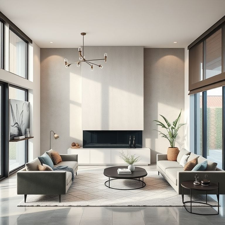 Modern architectural collaboration in Perth, showcasing seasonally-planned painting projects, sleek and clean design, 16:9 aspect ratio, suitable for featured images.
