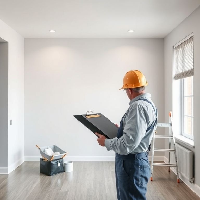 Professional painting contractor selection guide, showcasing modern, clean, and high-quality images in a 16:9 aspect ratio, ideal for budget-conscious homeowners seeking expert advice.