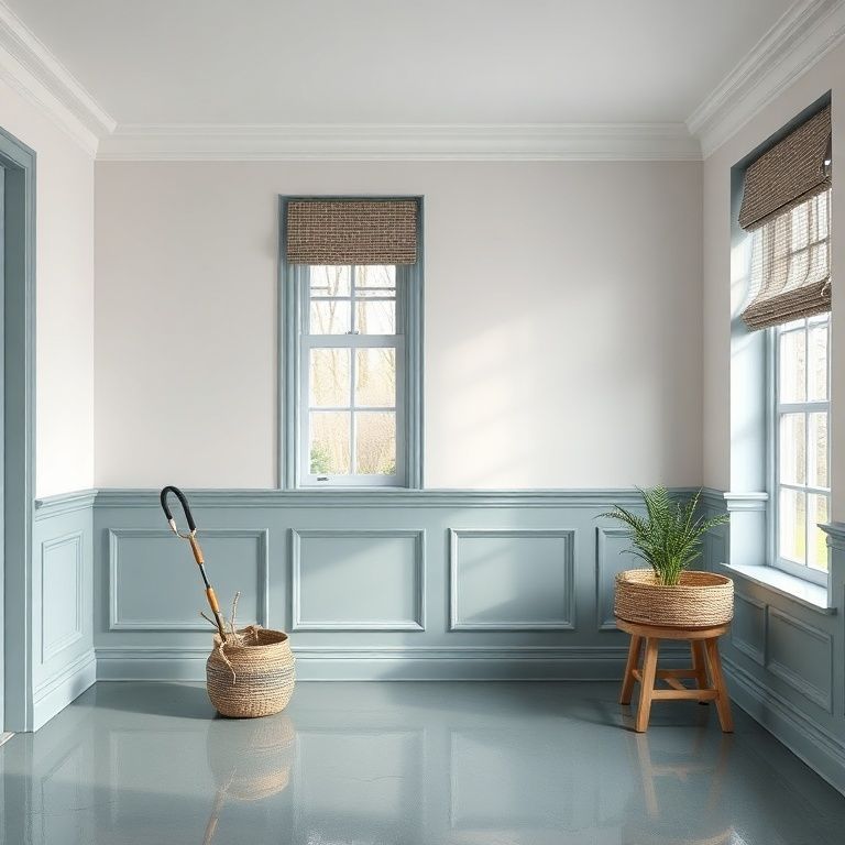 High-resolution, photorealistic image showcasing modern paint and primer options for humid Perth conditions, displayed in a clean, professional layout, suitable for article features in a 16:9 aspect ratio.