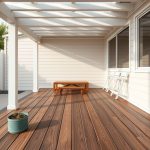 Stunning 16:9 deck with freshly stained timber, ready for Perth's climate.