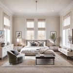 Modern, spacious Five-Bedroom Executive Home in Perth, showcasing pristine, professional paint jobs and sleek, contemporary design. Ideal for a featured image.