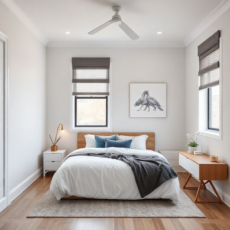 Modern, clean one-bedroom unit interior with fresh paint and protective sealer, showcasing a cost-effective, high-quality paint job in Perth's urban setting.