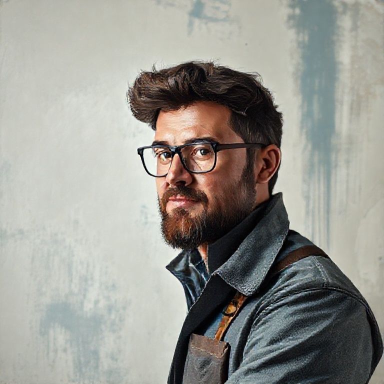 Professional repaint showcase: A modern, clean, high-quality photorealistic image highlighting the significance of experience in choosing a painter, designed for a 16:9 aspect ratio.