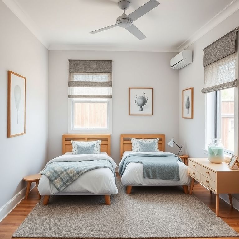 Modern, clean, two-bedroom investment property in Perth, showcasing a freshly painted children's room, ideal for a featured image.
