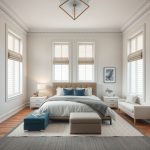 Modern, six-bedroom Perth home undergoing professional painting renovation, showcasing high-quality, clean, and sleek finishes in a 16:9 aspect ratio.