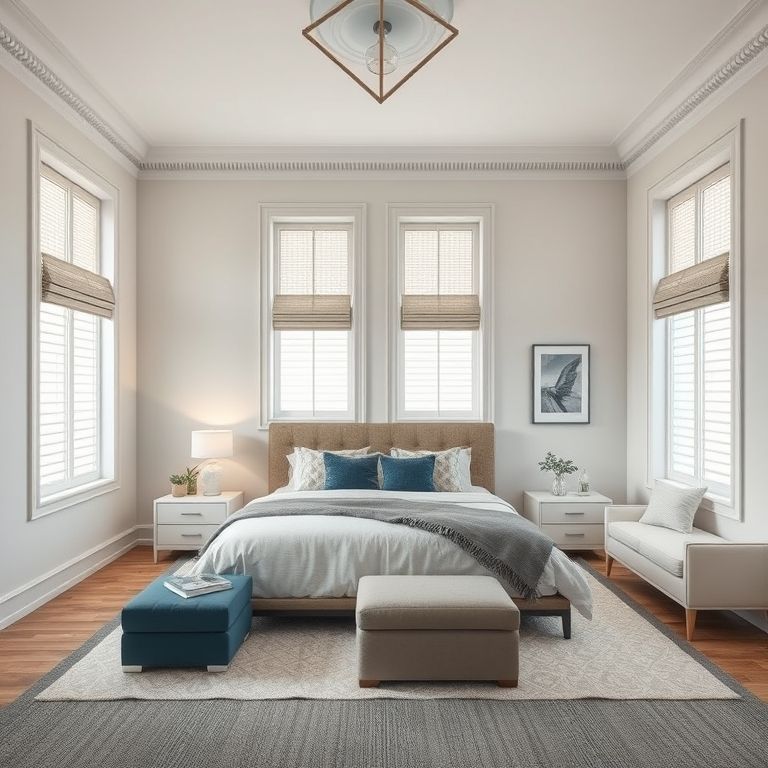 Modern, six-bedroom Perth home undergoing professional painting renovation, showcasing high-quality, clean, and sleek finishes in a 16:9 aspect ratio.