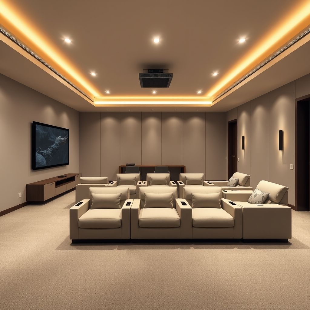 Four Bedroom with Theatre Room Painters in Perth