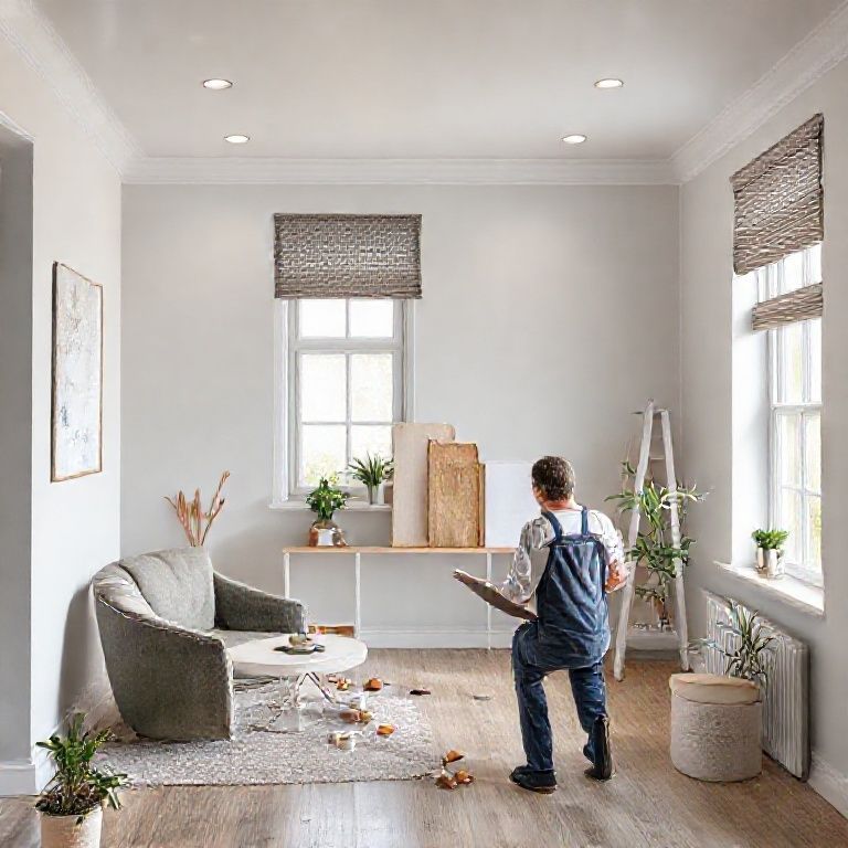 Professional, clean, modern 16:9 aspect ratio image showcasing a vividly painted house, emphasizing the importance of local knowledge in house painting and consultation.