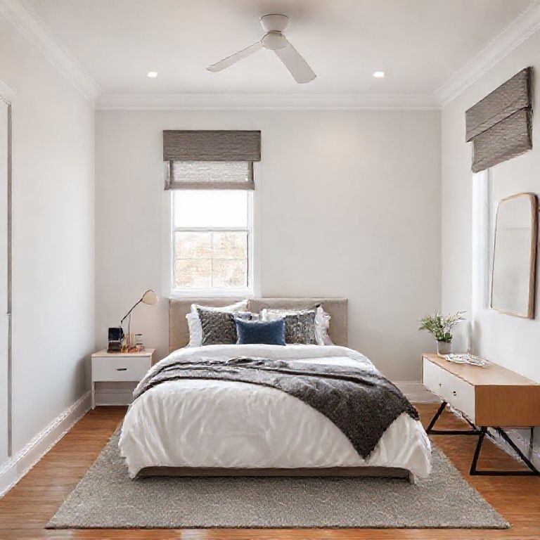 Modern one-bedroom unit painting project in Perth, showcasing sleek, professional design, clean lines, and vibrant colors, suitable for timeline expectations.