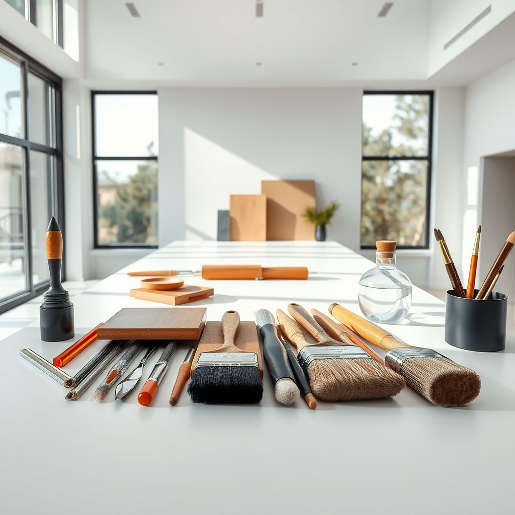 Quality Brushes and Tools: The VJC Painting Difference