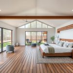 Modern, spacious five-bedroom acreage property with a sleek, contemporary deck, set against a serene Perth landscape, ideal for featured imagery.