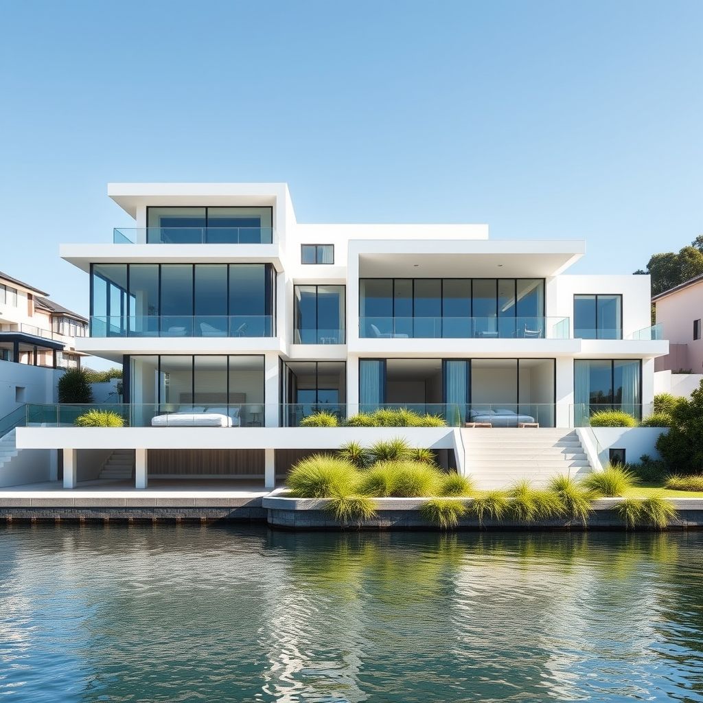 Six-Bedroom Waterfront Home Painters Perth | VJC Painting
