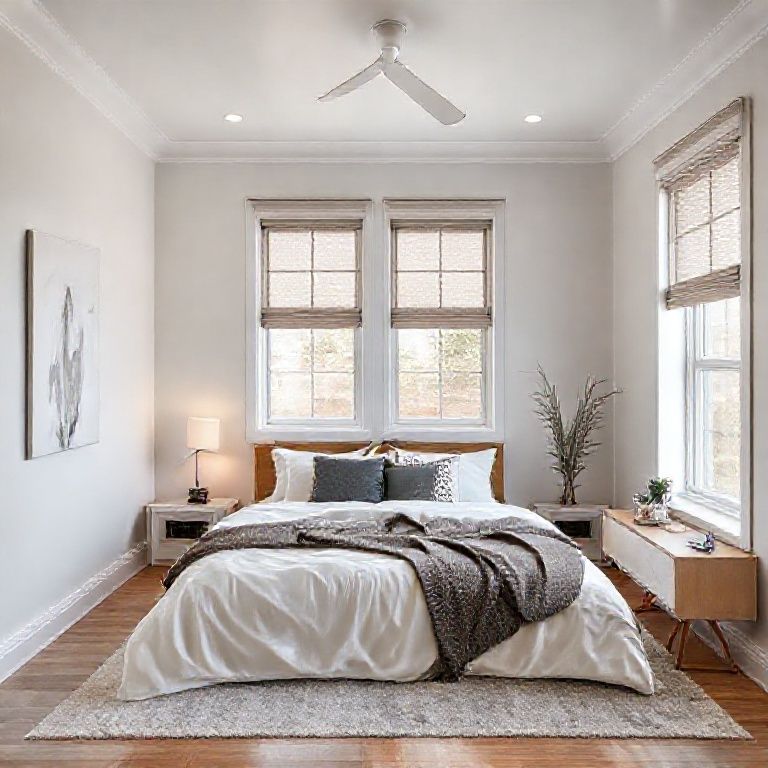 Modern, split-level, two-bedroom house in Perth, expertly painted in clean, high-quality finishes, showcasing professional, contemporary style, ideal for Affordable House Painting services.