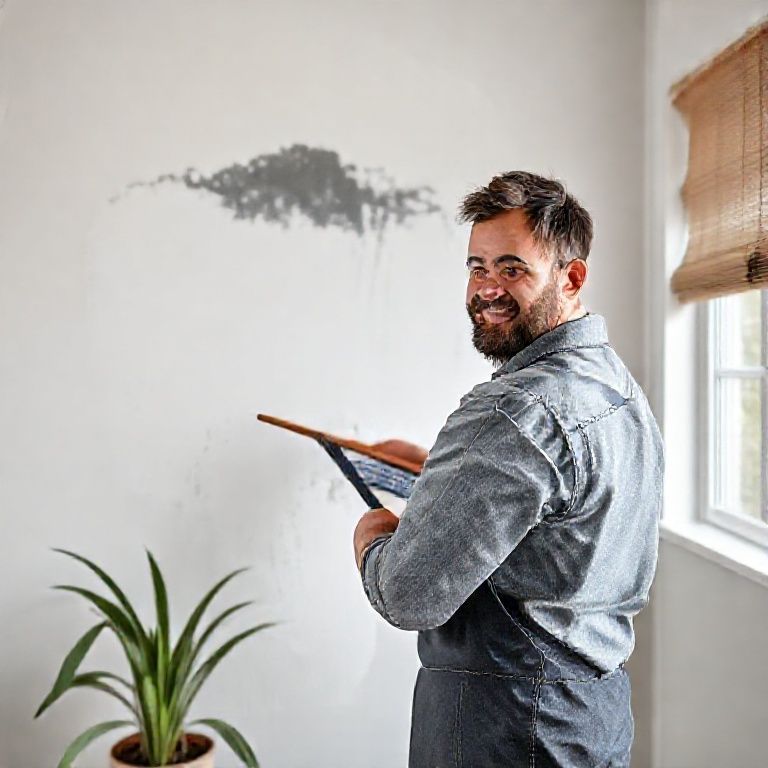 Modern, clean-lined split level interior with long-term local painters' professional work showcased, emphasizing Perth multi-level access specialists' expertise in creating durable, stylish finishes. Ideal for featured images.