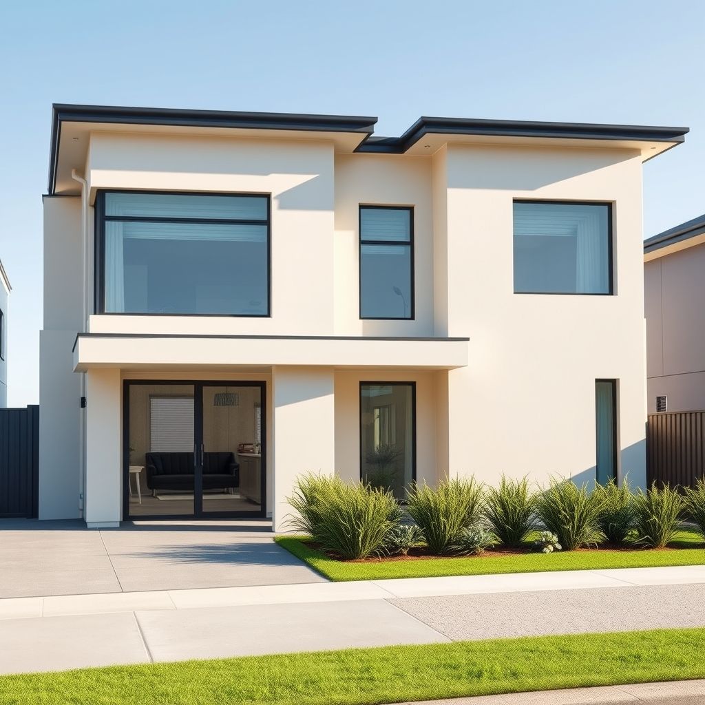Clean, modern home with four bedrooms freshly painted in Perth. A professional, bright finish.