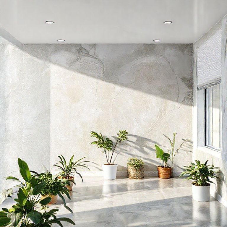 Modern, clean scene showcasing long-lasting, eco-friendly paint enhancing a sleek, architectural structure. Emphasizes durability and environmental benefits in a professional, 16:9 photorealistic style.