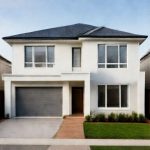 **Split-level house in Perth undergoing professional 3-bedroom exterior paint refresh and modern restoration**