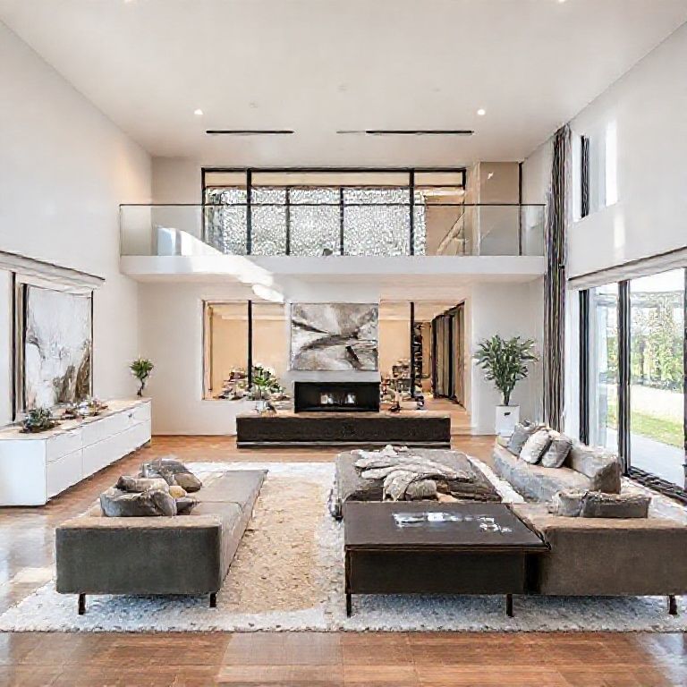 Modern, double-storey six-bedroom Perth estate with sleek renovation painting, showcasing clean lines, high-quality finishes, and a contemporary aesthetic, ideal for home improvement partners.