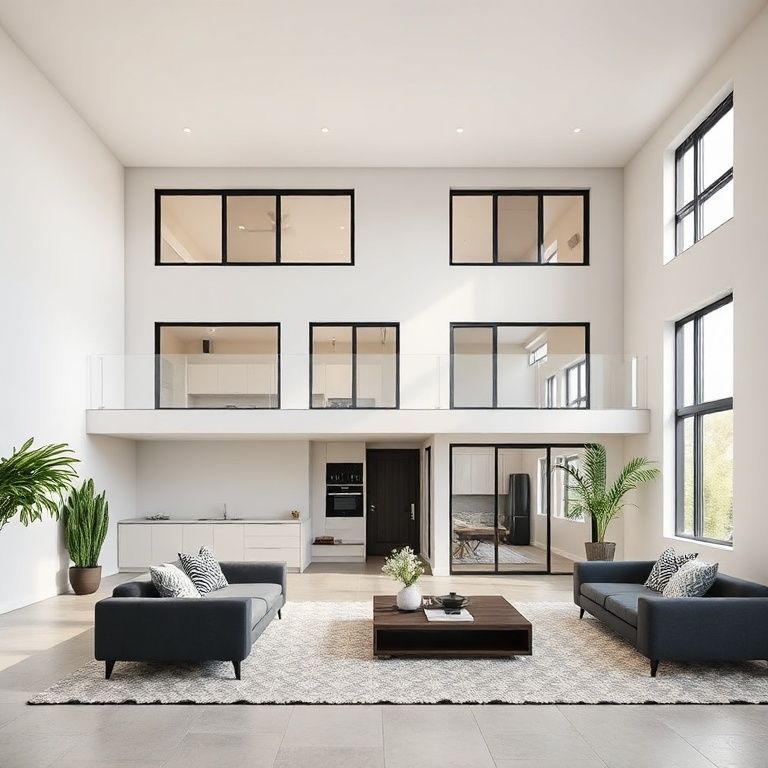 Modern, double-storey, three-bedroom house in Perth, showcasing clean lines, high-quality finish, and a sleek, contemporary facade. Ideal for a featured image." (110 characters)