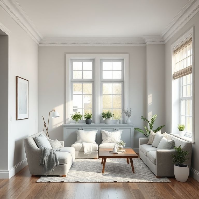 Professionally painted modern home exterior, showcasing clean lines and high-quality finish, in a 16:9 aspect ratio, ideal for a featured image on a house painting project guide.