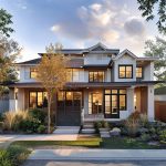 Modern, professional 3-bedroom house exterior in Perth, showcasing clean lines and neutral colors, under a bright, sunny sky, ideal for cost painting analysis