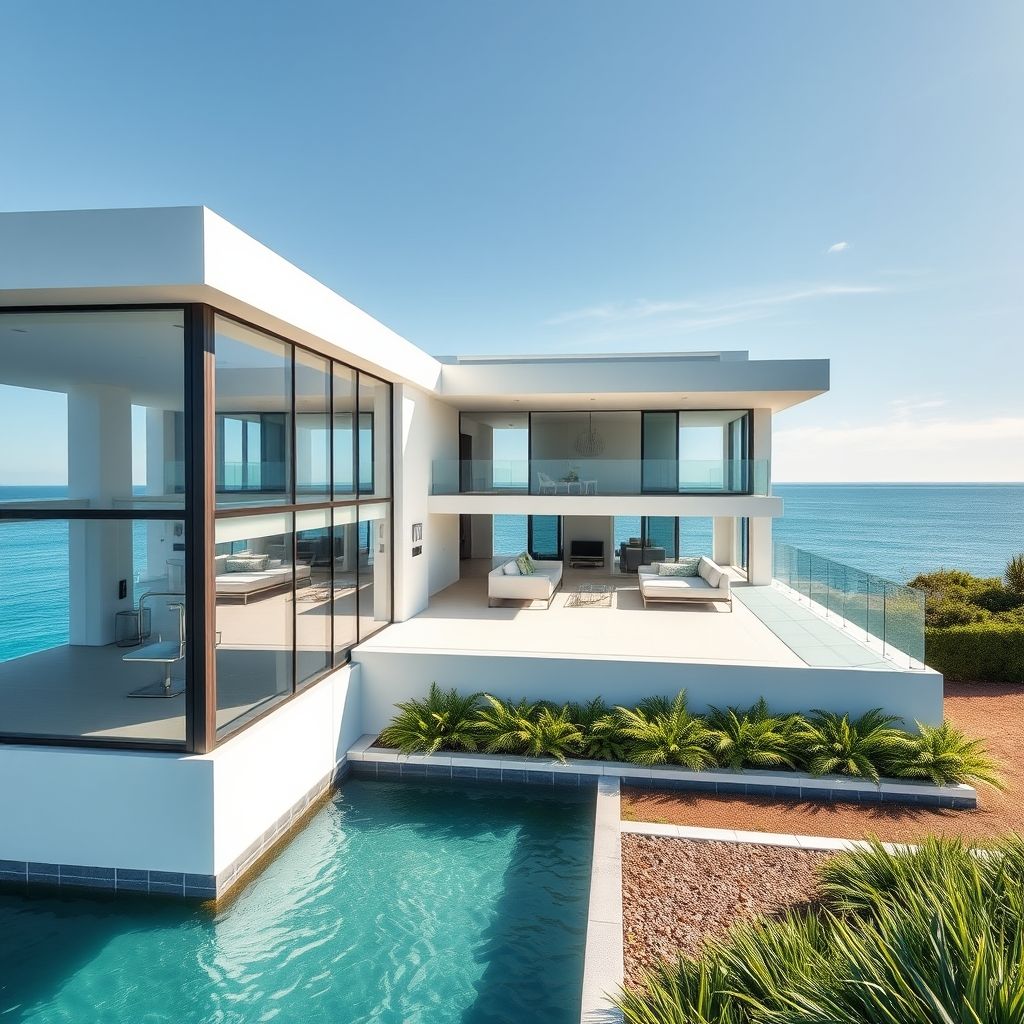 Six-bedroom executive home by the waterfront, painted by professional Perth painters.