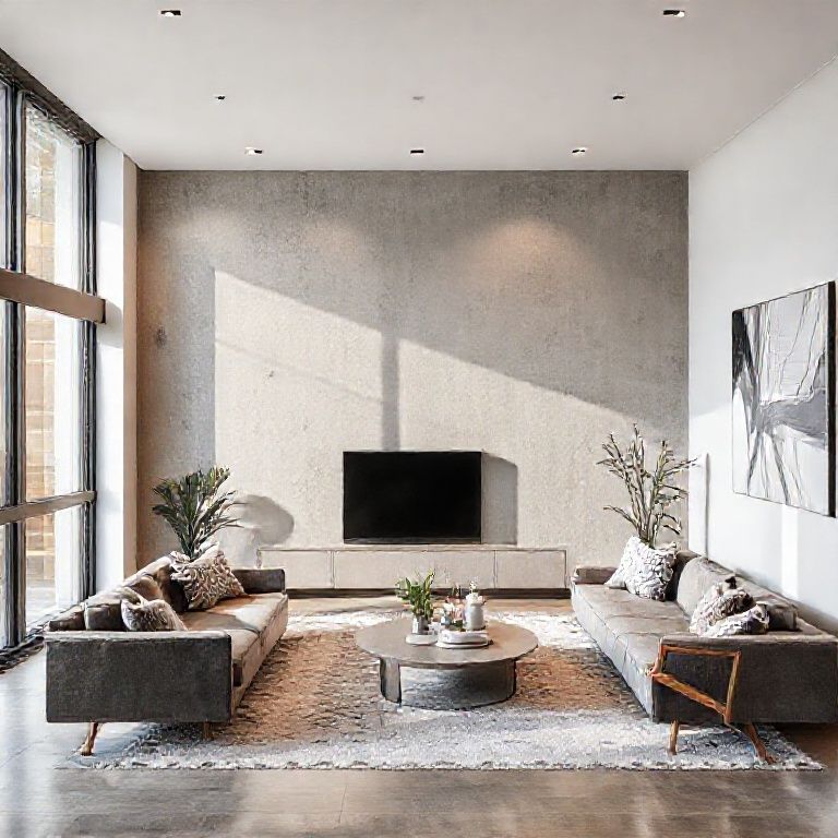 Professional modern studio unit, showcasing a clean, sleek collaboration between painters and architects in Perth, ideal for Affordable Studio Unit Painters Perth, designed for a 16:9 aspect ratio.
