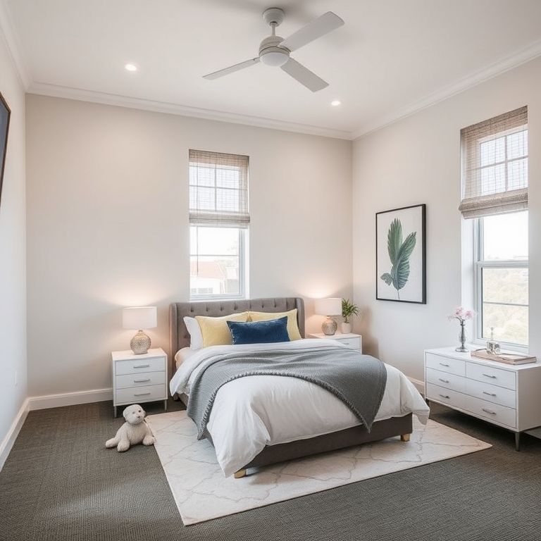 Modern, spacious five-bedroom new construction in Perth, showcasing sleek, contemporary interiors and quotes, perfectly framed for a 16:9 aspect ratio.