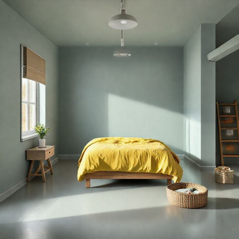 Modern, clean warehouse showcasing a stylish two-bedroom rental property in Perth, featuring neutral tones and sleek finishes, ideal for Quick Two Bedroom Paint Jobs.