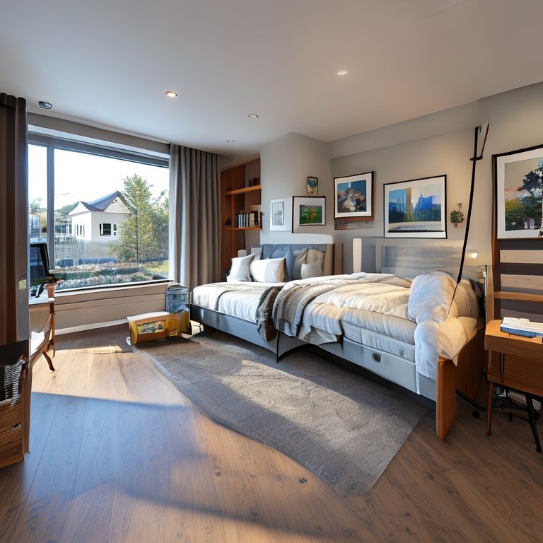 Modern, clean, two-bedroom investment property in Perth, showcasing high-quality professional paintwork and sleek interior design, ideal for a 16:9 featured image.